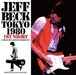 NEW JEFF BECK   TOKYO 1980 1ST NIGHT 2CDR  Free Shipping  Japan Tour
