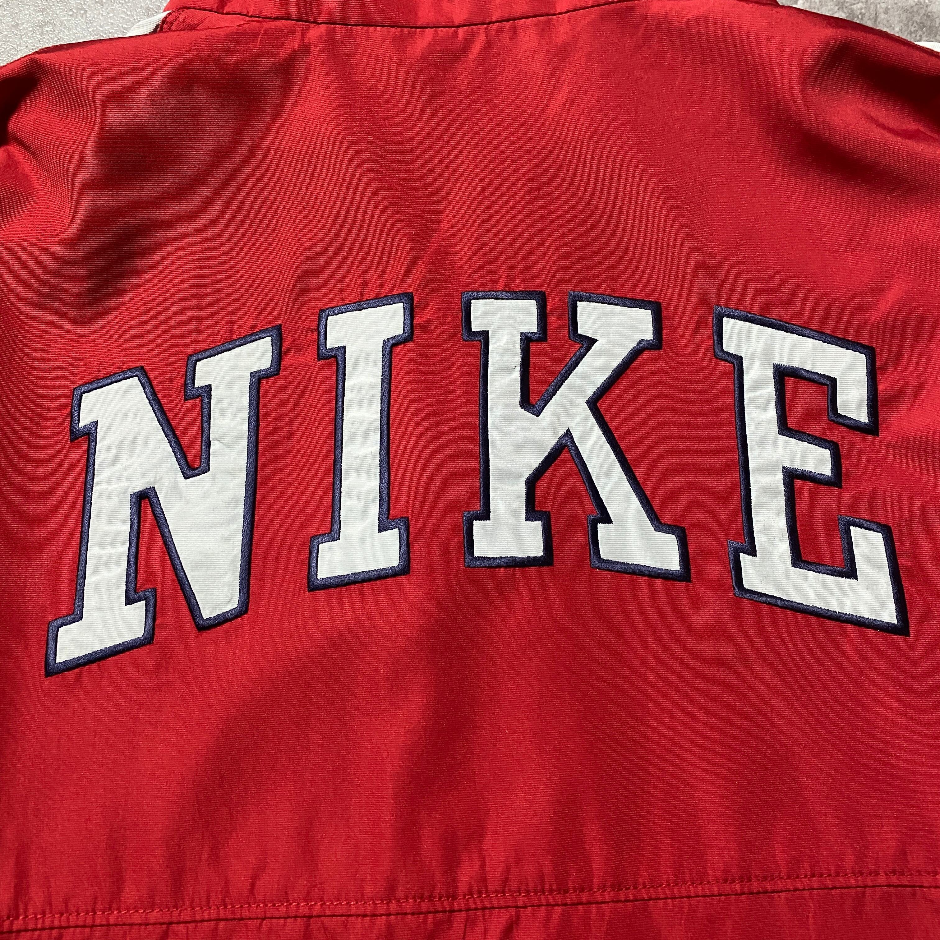 00's NIKE ナイキ ワンポイント プリント 刺繍バックロゴ サイドライン