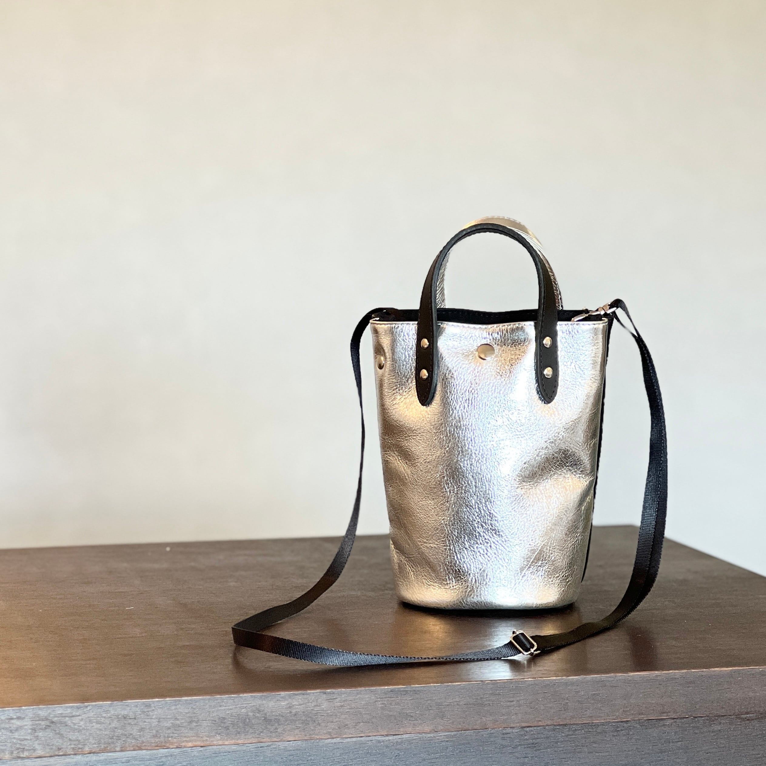 レザーバケツバック オールレザー バケツバッグミニサイズ 本体 | CUSTOM BAG Milih