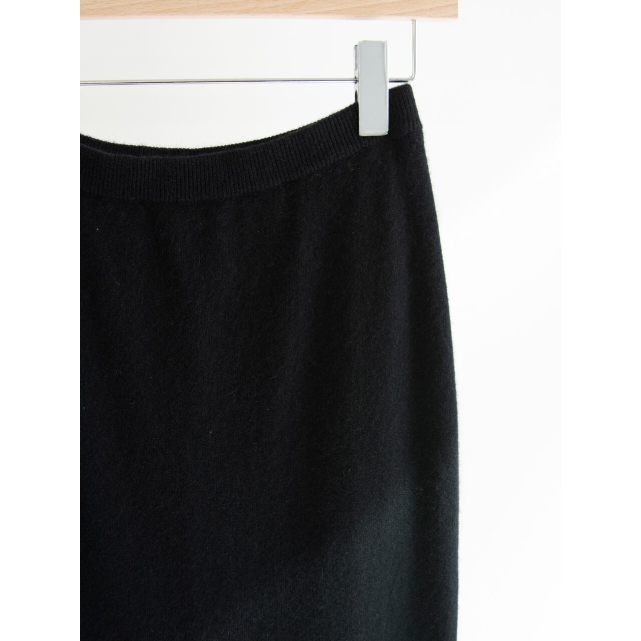 Poi by Krizia】Made in Italy Lambswool-Angora-Nylon Knit Skirt