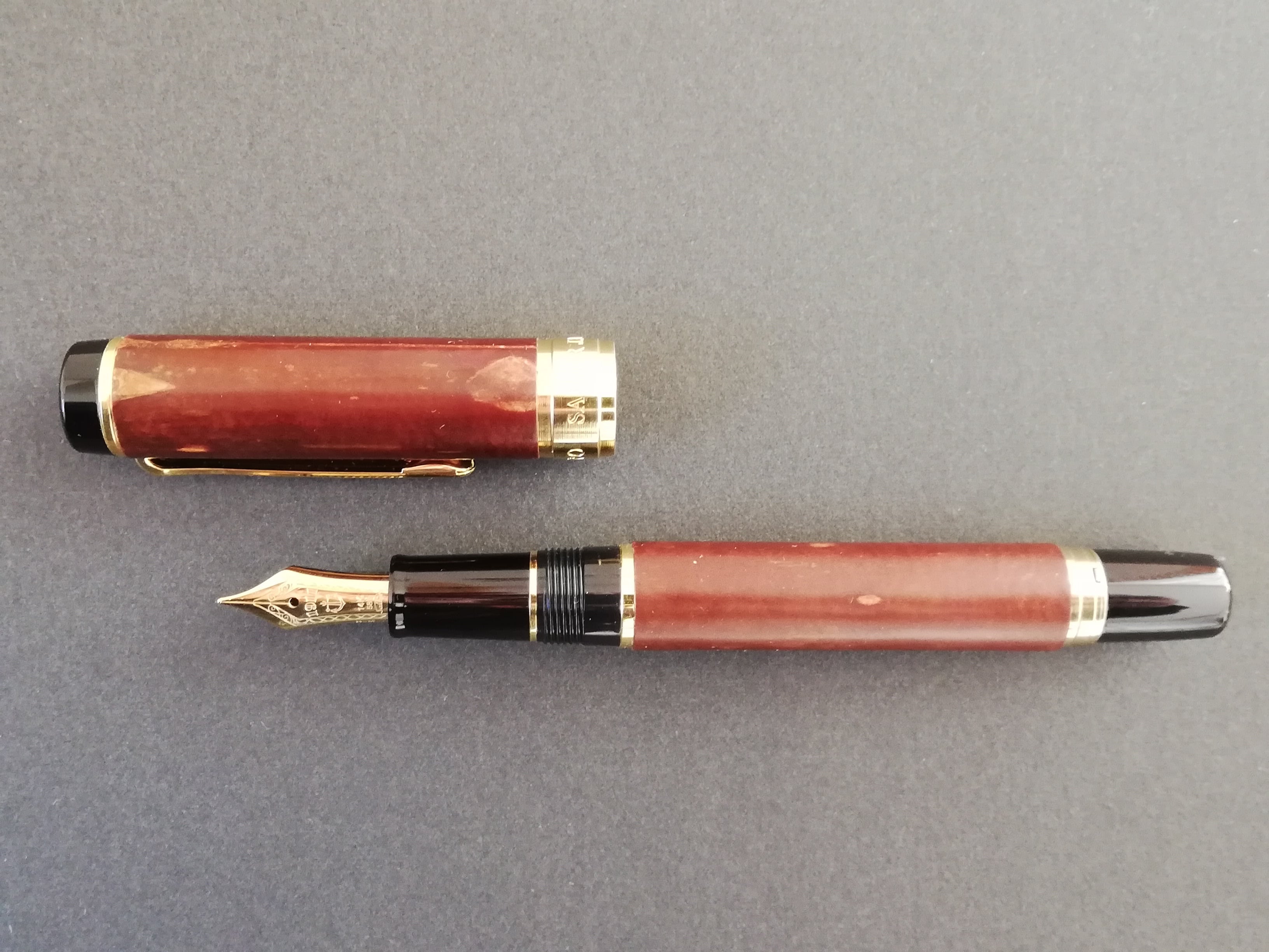 2013 セーラー 万年筆 樺細工 角館 伝四郎 SAILOR （中字） 14K