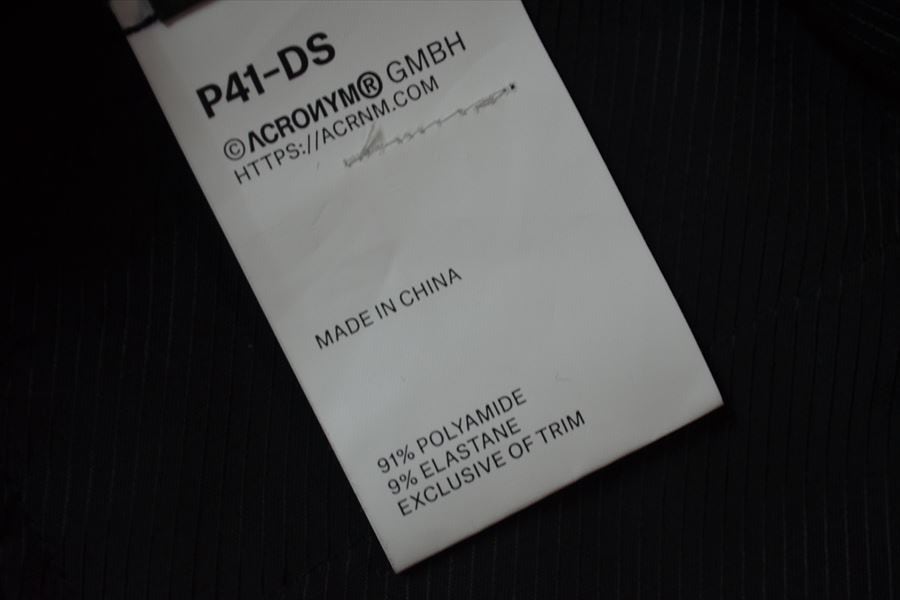 アクロニウム ACRONYM P41-DS Army Cargo Pants アーミーカーゴ アクロニウム ACRONYM P41-DS Army Cargo Pants アーミーカーゴ
