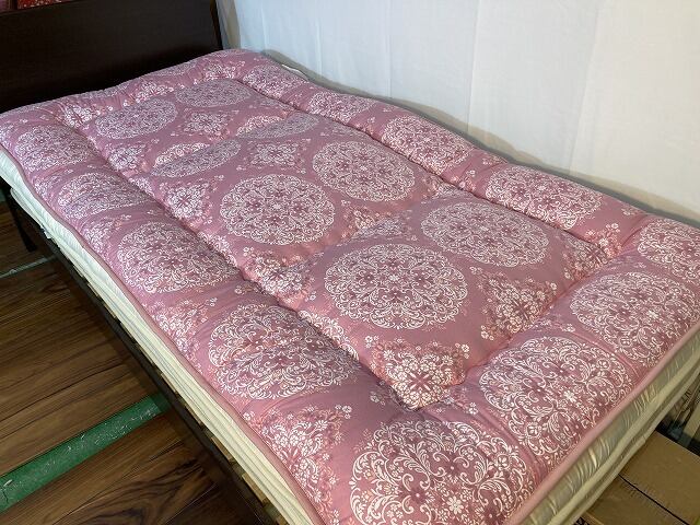 羊毛混 固綿 敷き布団 シングル 100×200cm 日本製 フランス産ウール50