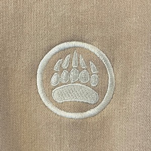 【MUSKOKA BEAR GEAR】カナダ製 ハーフジップ スウェット 刺繍ロゴ ワンポイントロゴ XL ビッグサイズ US古着