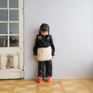【25AW】&PAL(アンドパル)オータムフレアパンツ ブラック(80/90/100/110)パンツ