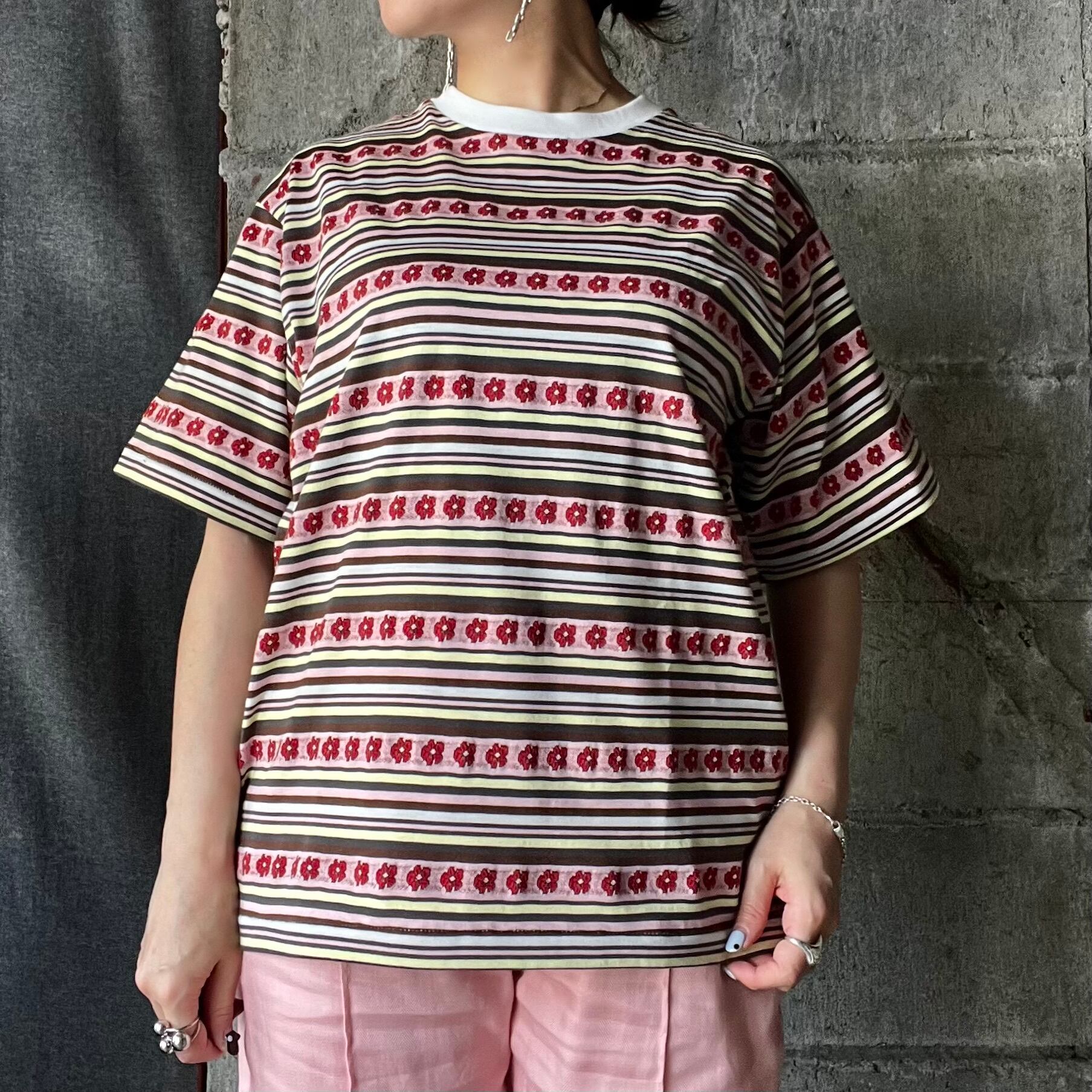HOLIDAY】 SUPER RIB PADDED SHOULDER CREW-NECK L/S TOPS（TULIP） | olaf