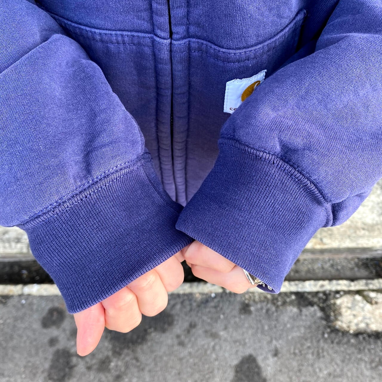 Carhartt カーハート ワンポイントロゴ スウェット フルジップパーカー