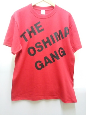 【両面プリント】THE OSHIMA GANG Tシャツ 赤