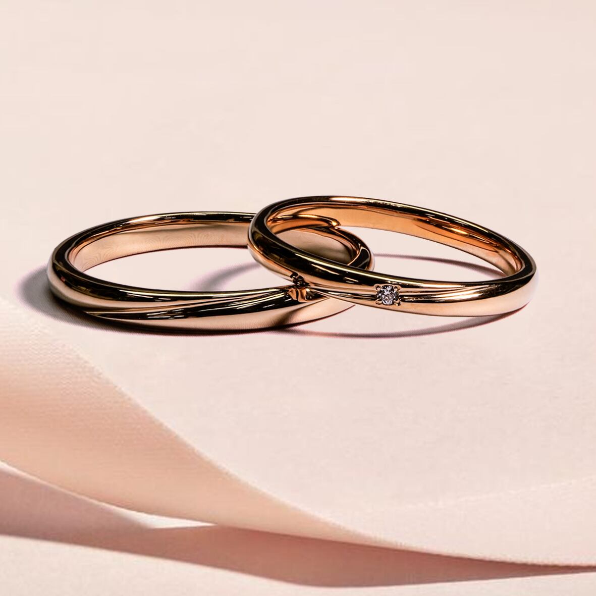 【シルバー結婚指輪 マリッジリング】SV925 モアサナイト 結婚指輪 シルバー マリッジリング ペアリング モアッサナイトシリーズ039