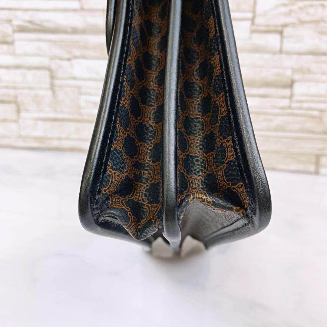 セリーヌ 黒マカダム クラッチバック CELINE クラッチ バッグ | Big