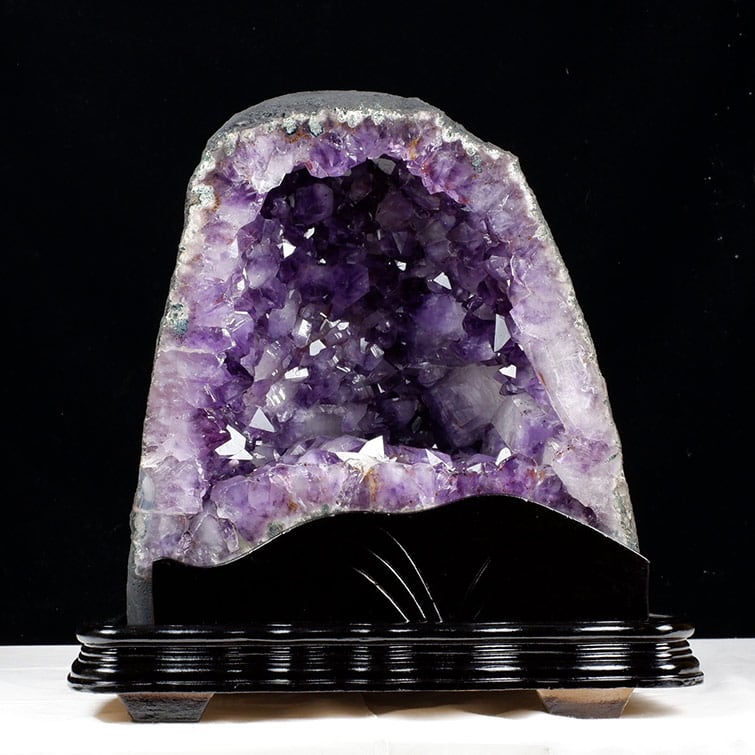 21.7Kg アメジスト ドーム ブラジル産 アメジストドーム アメジスト 原石 ジオード 台座付属 一点物 174-2115