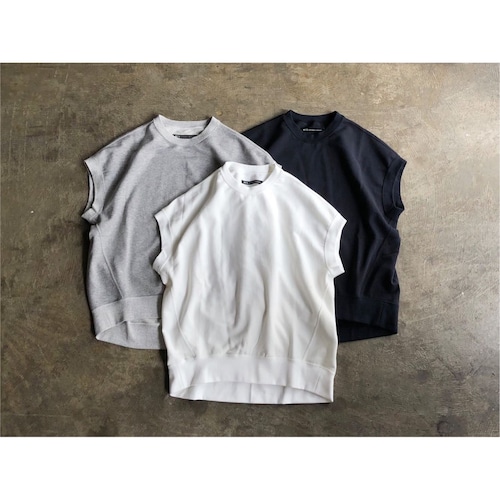 nicholson&nicholson(ニコルソン＆ニコルソン) 『DUO』 High Gauge Soft French Terry No Sleeve Sweat