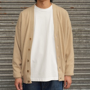 HERILL(へリル) 26AW "Goldencash Cardigan" -Natural-