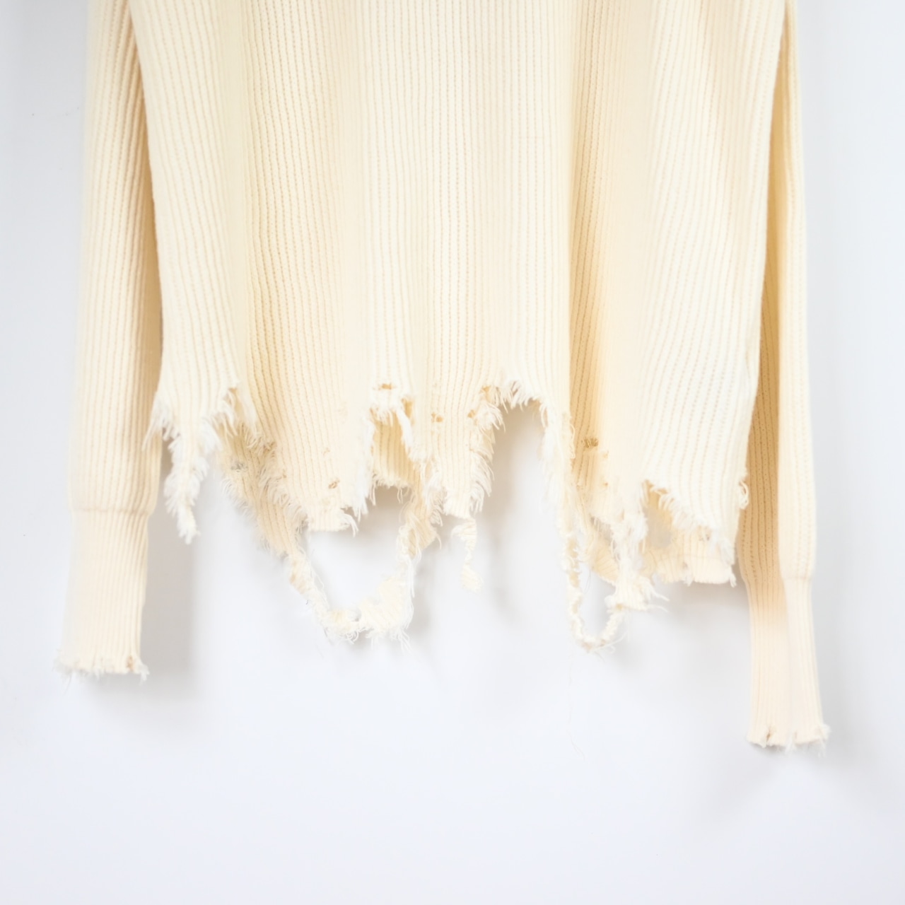Leh / GANKO別注×damage waffle L/S sweater