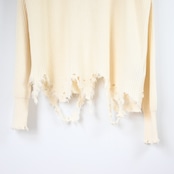 Leh / GANKO別注×damage waffle L/S sweater