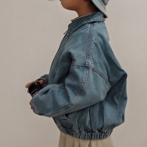 【即納】denim narrow jacket