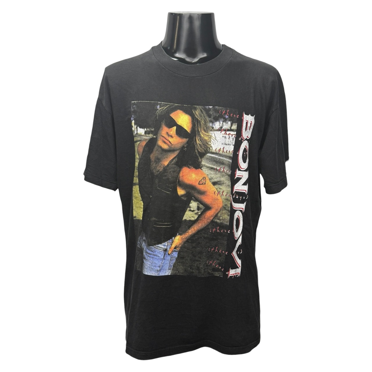 【BON JOVI】ボン・ジョヴィ "THESE DAYS 1996 TOUR" 90's Vintage Tシャツ