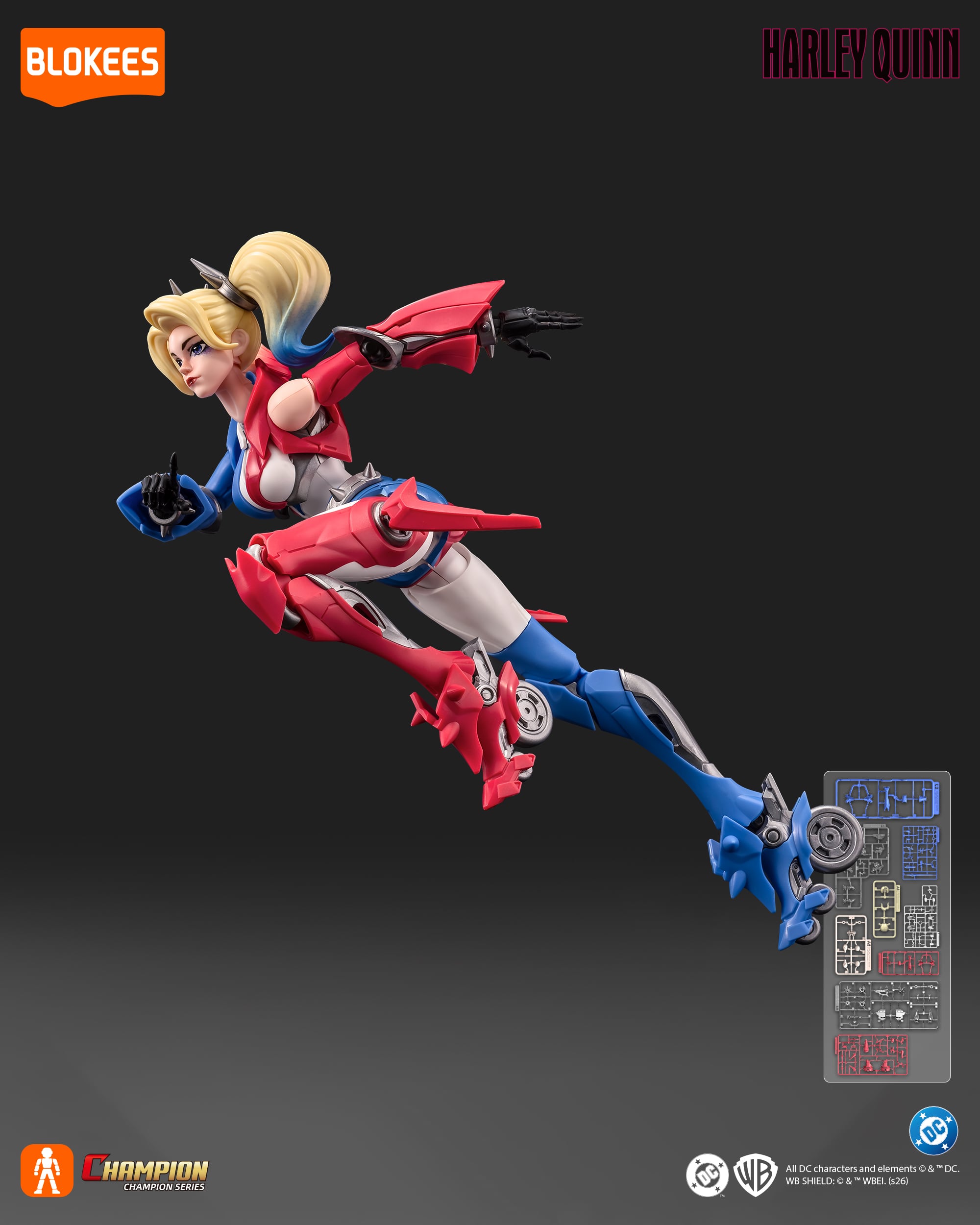 プラモデル】BLOKEES DC Comics Champion Class CC04 Harley Quinn
