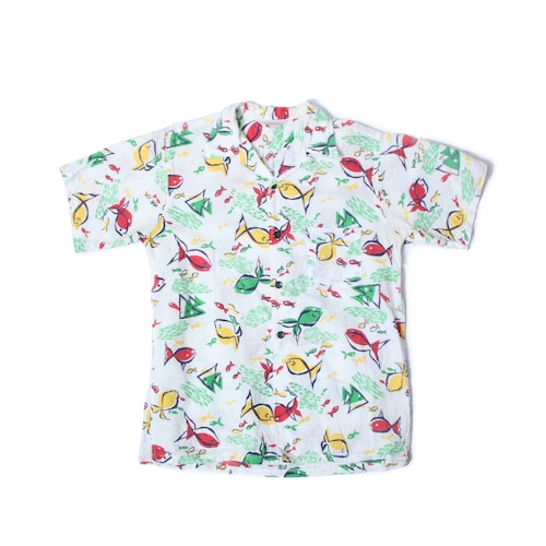 Penny 50sVintage RastaFishHalfSleeveShirt