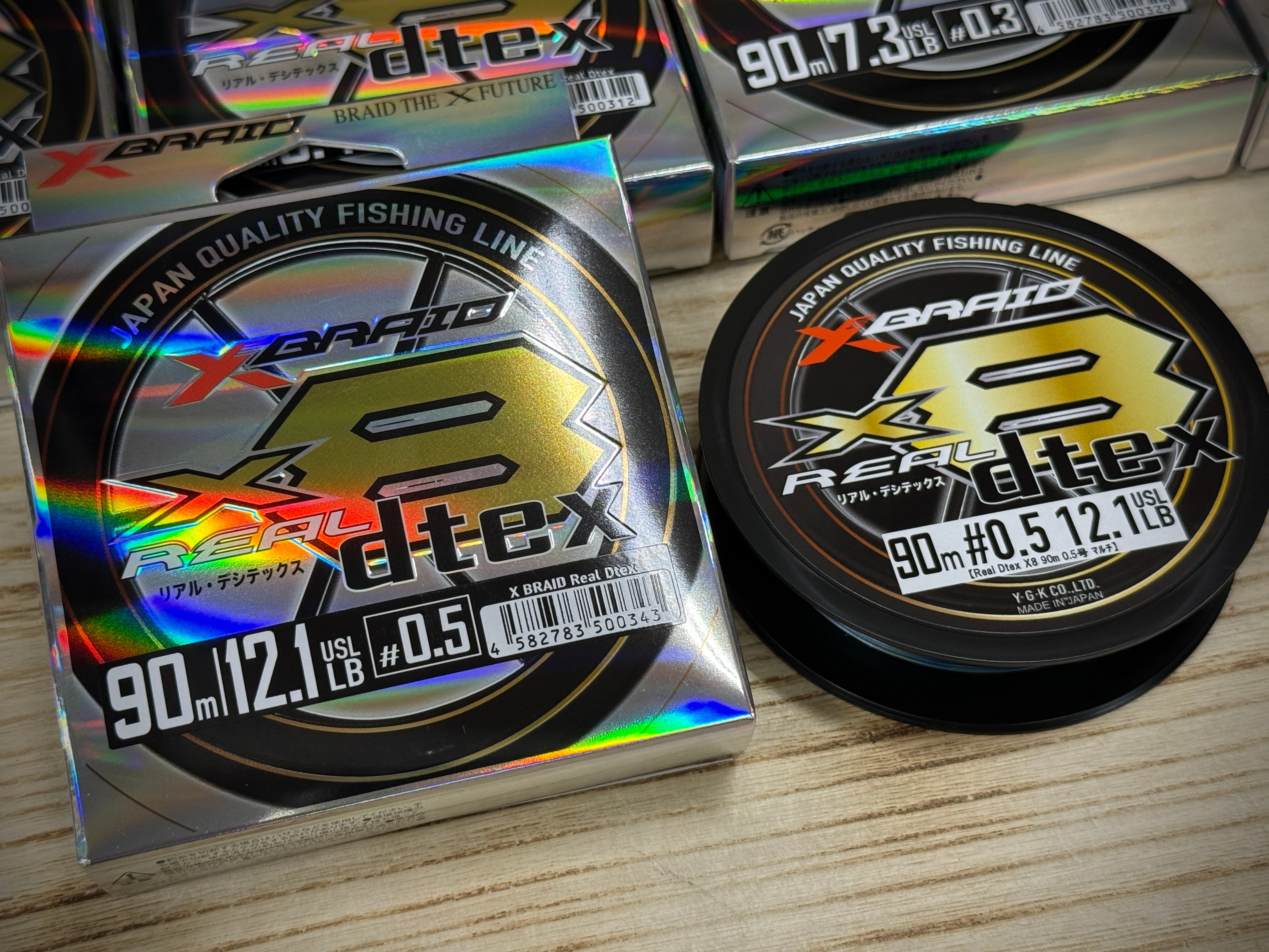 XBRAID REAL dtex X8 リアルデシテックスX8 90m #0.5【究極の細糸PE