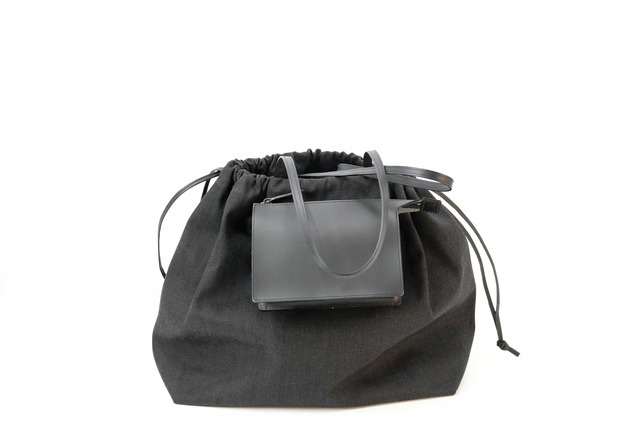 MARROW/MA-AC6311 FABRIC BIG TOTE BLACK