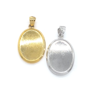 蔵出し!SV ペンダント空枠 *w13 x H18ルース用