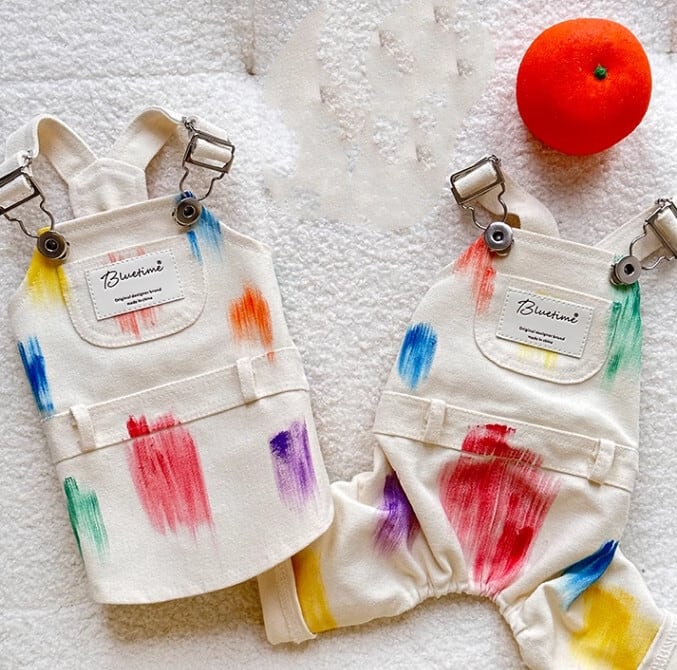 《予約》2101852 ペイントオーバーオール(XXL~XXXXL)