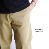PERSONAL MATTERS  PROJECT N°18 SELVEDGE CHINO PANTS