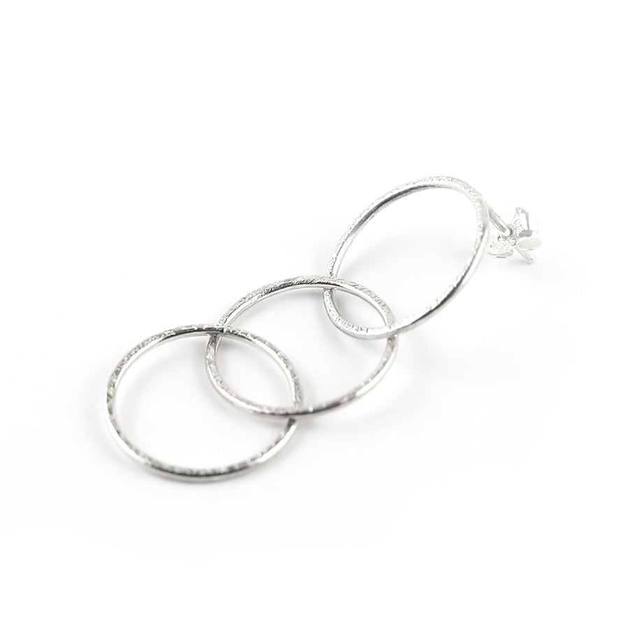 erica miyake Ring earring B3 SV ピアス 【片耳販売】