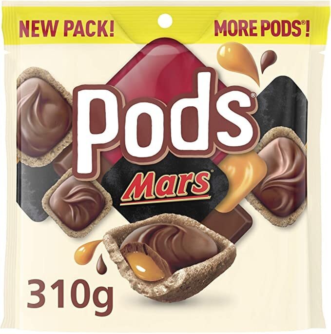 Pods Mars Chocolate Large Bag 310g（ポッズ マーズ チョコレート