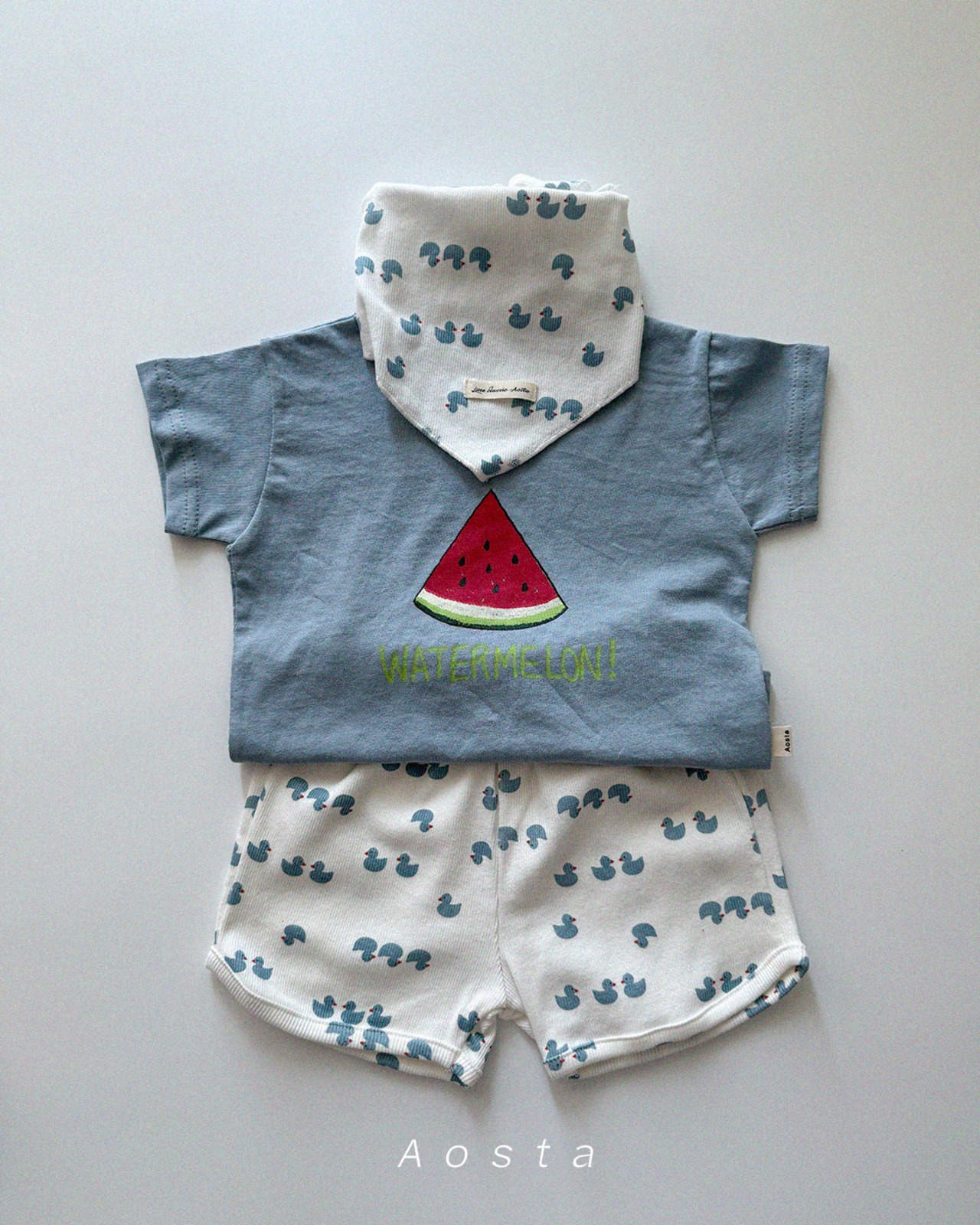 【取寄/韓国直送】Aosta 26/SM スイカTシャツ｜夏服｜韓国子供服