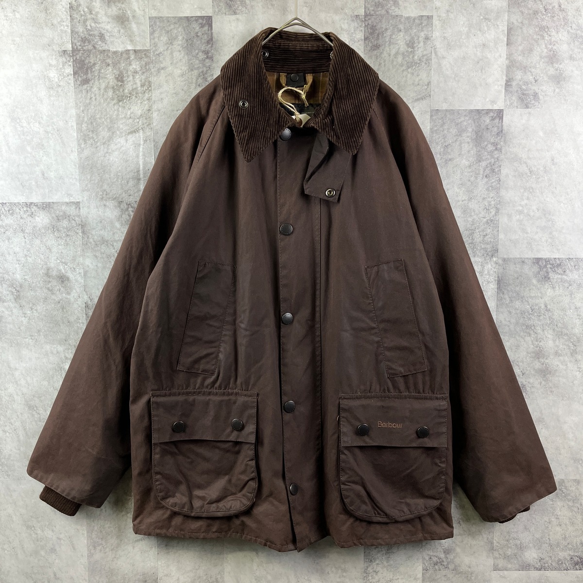 英国製 Barbour バブアー オイルドジャケット BEDALE ブラウン 36 