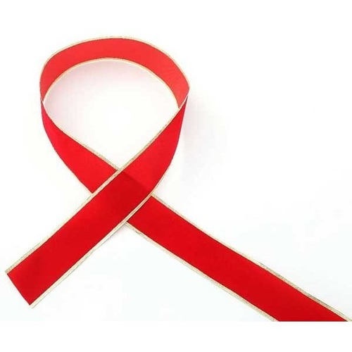 金ふち赤無地（6）リボンロール