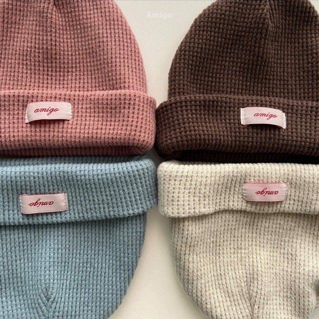 予約⌇Amigo / brushed waffle beanie