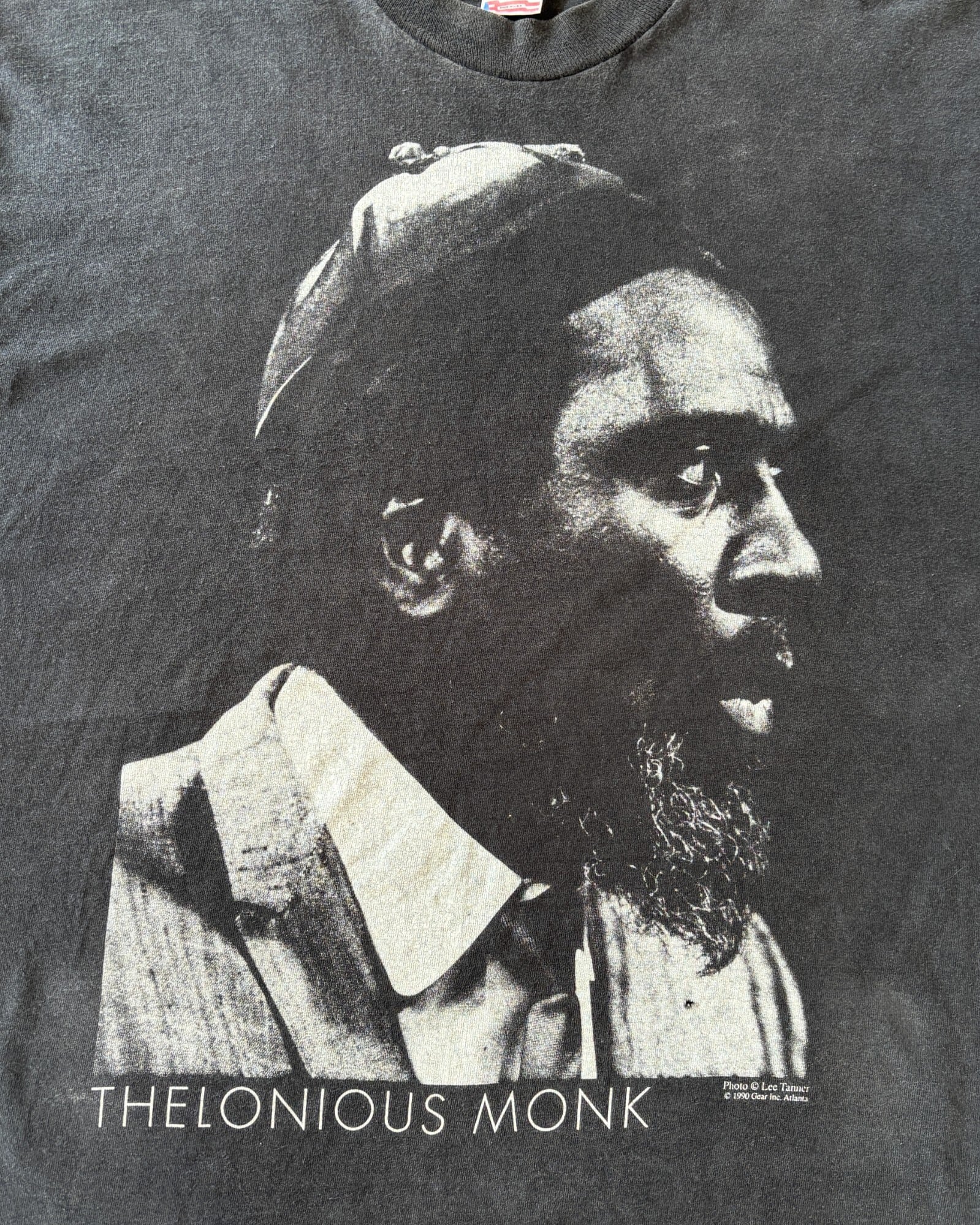 THELONIOUS MONK- Vintage 90s XL Jazz T-shirt made in USA | BEGGARS