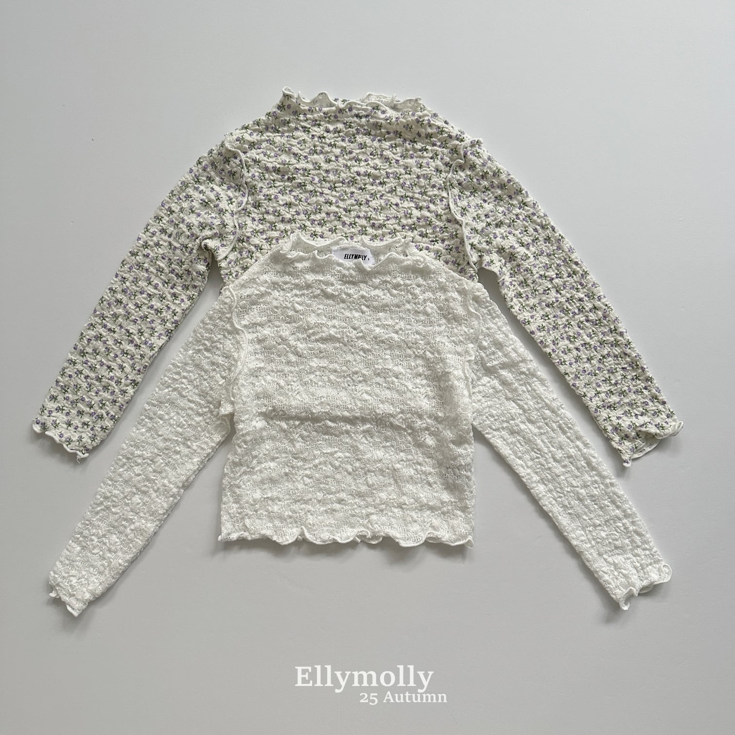 【 即納 】2025 秋新作ELLY MOLLY (エリ-モリ-) セイナナリトップス