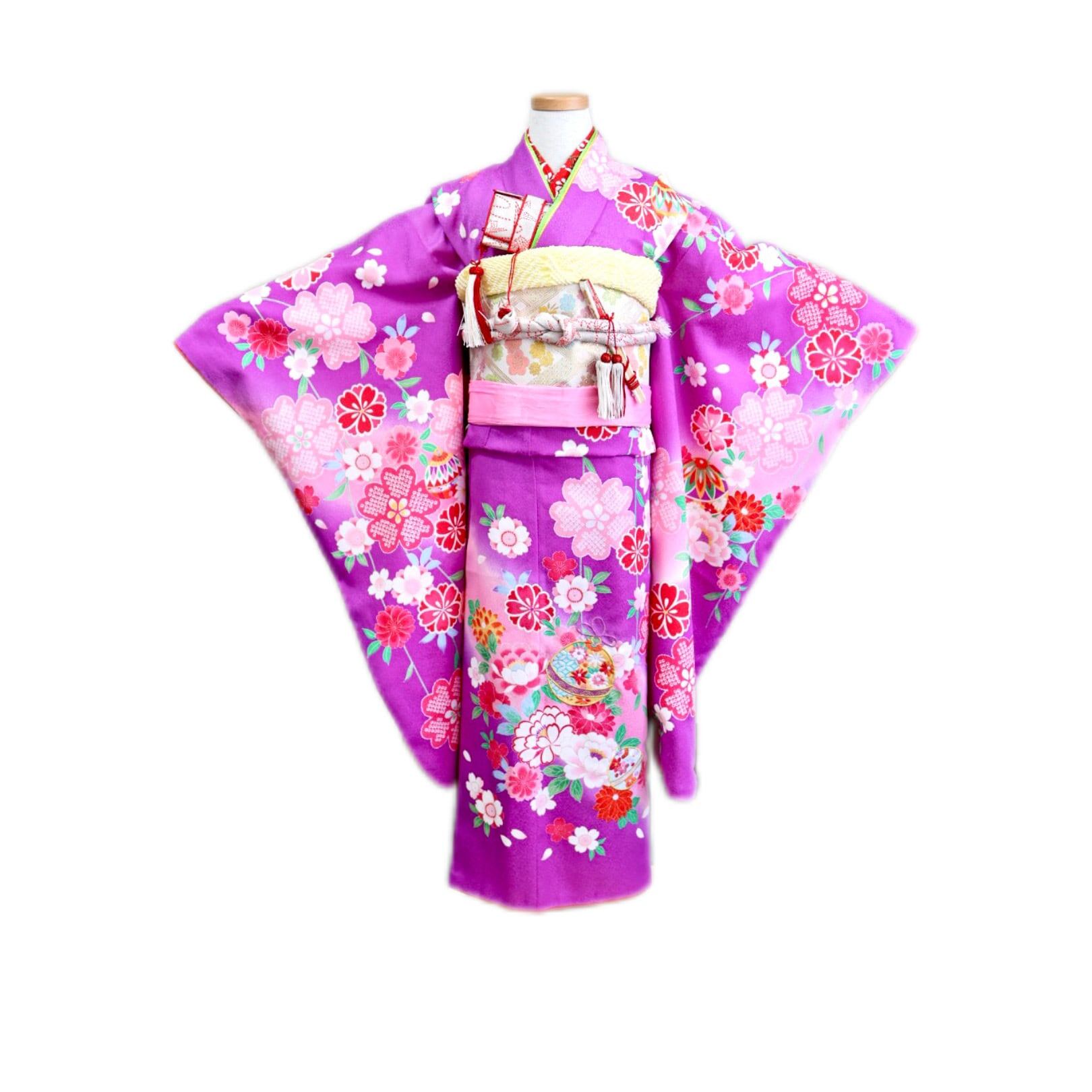アンティーク着物セット】菊柄着物+名古屋帯 | Pay ID