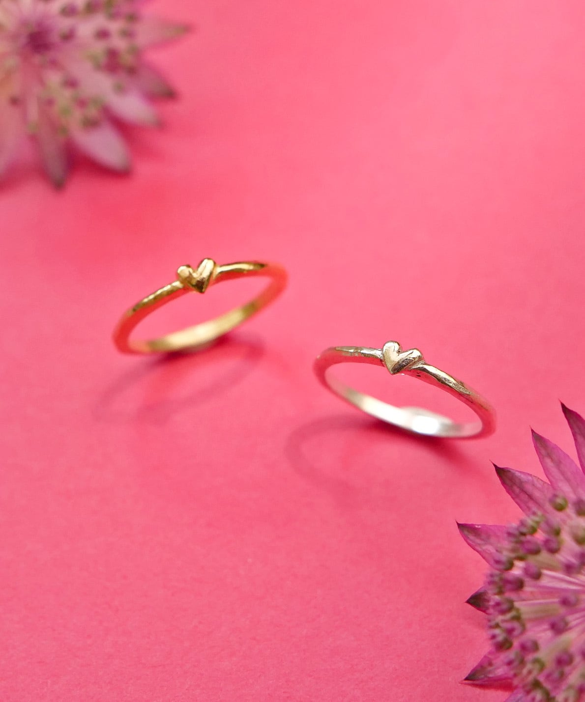 SV925トランプハートピンキーリング ゴールド | IROLIER 