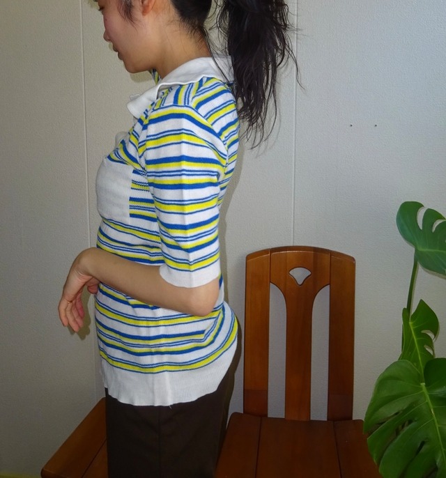 BRUGID vintage knit polo