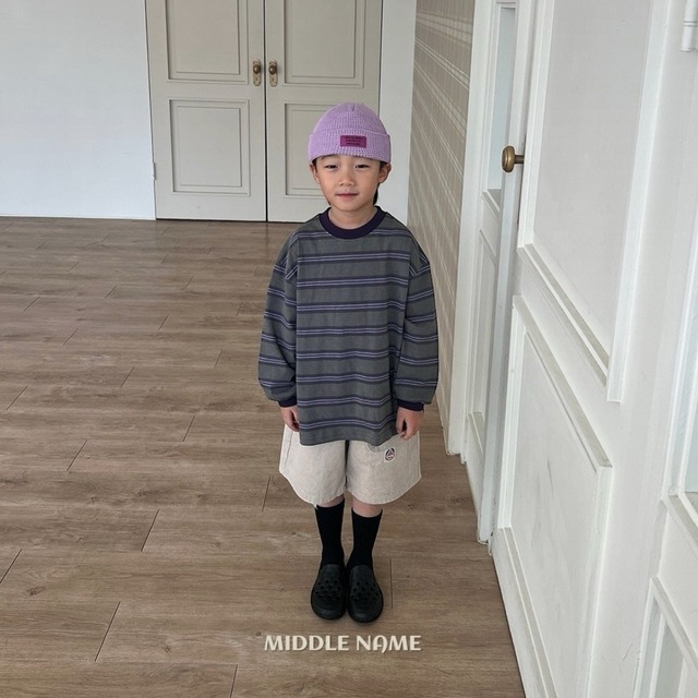 《送料無料》予約:ピグマルチボーダーT【MIDDLENAME】