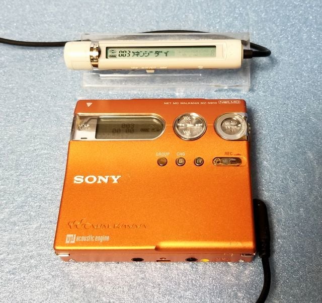 MDポータブルレコーダー SONY MZ-N910 NetMD 高音質・完動品・動作保証 ...