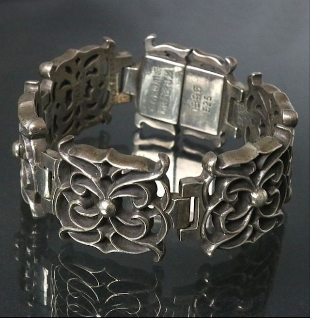 CHROME HEARTS クロムハーツ ラージ スパイダーブレス 5リンク シルバー