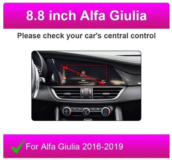 アルファロメオ ジュリエッタ carplay androidAuto インターフェース