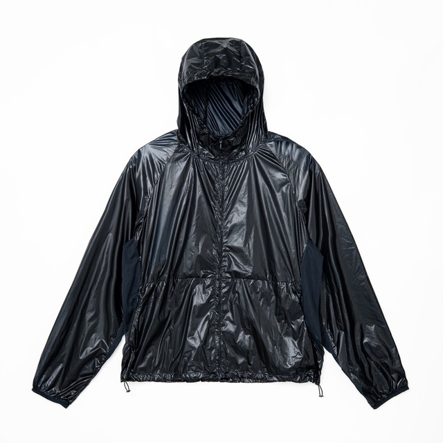 <T Sports> Sheer nylon hooded jacket（NAVY）