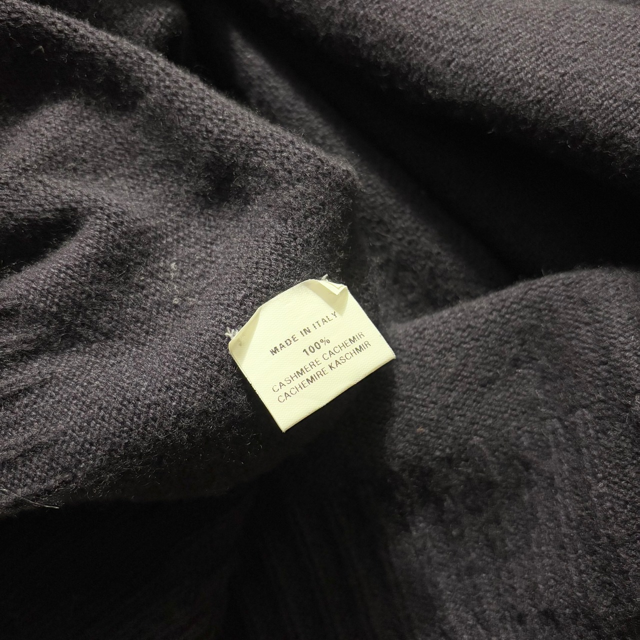 HERMES purple color “pure cashmere” driver’s knit