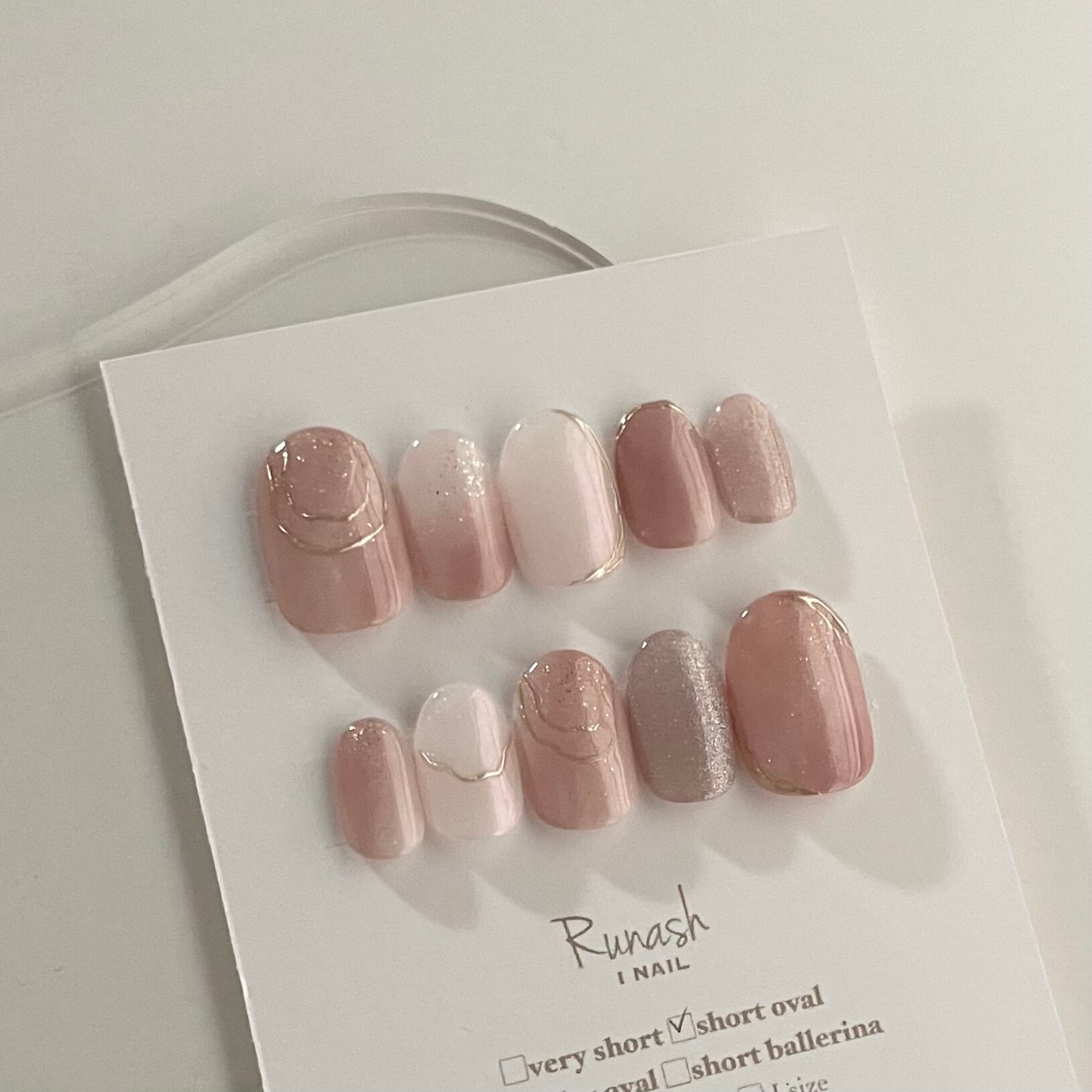 うねうねブラウン ネイルチップ | Pay ID