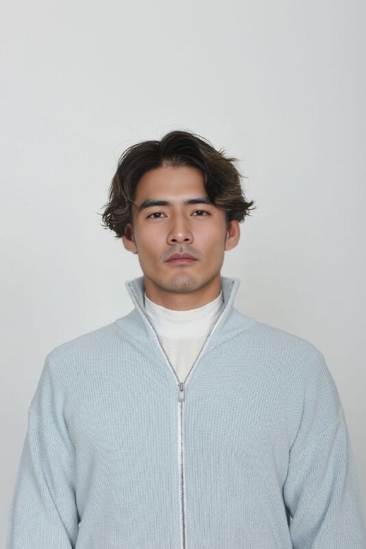 MOCK NECK S/S WHITE | lolo