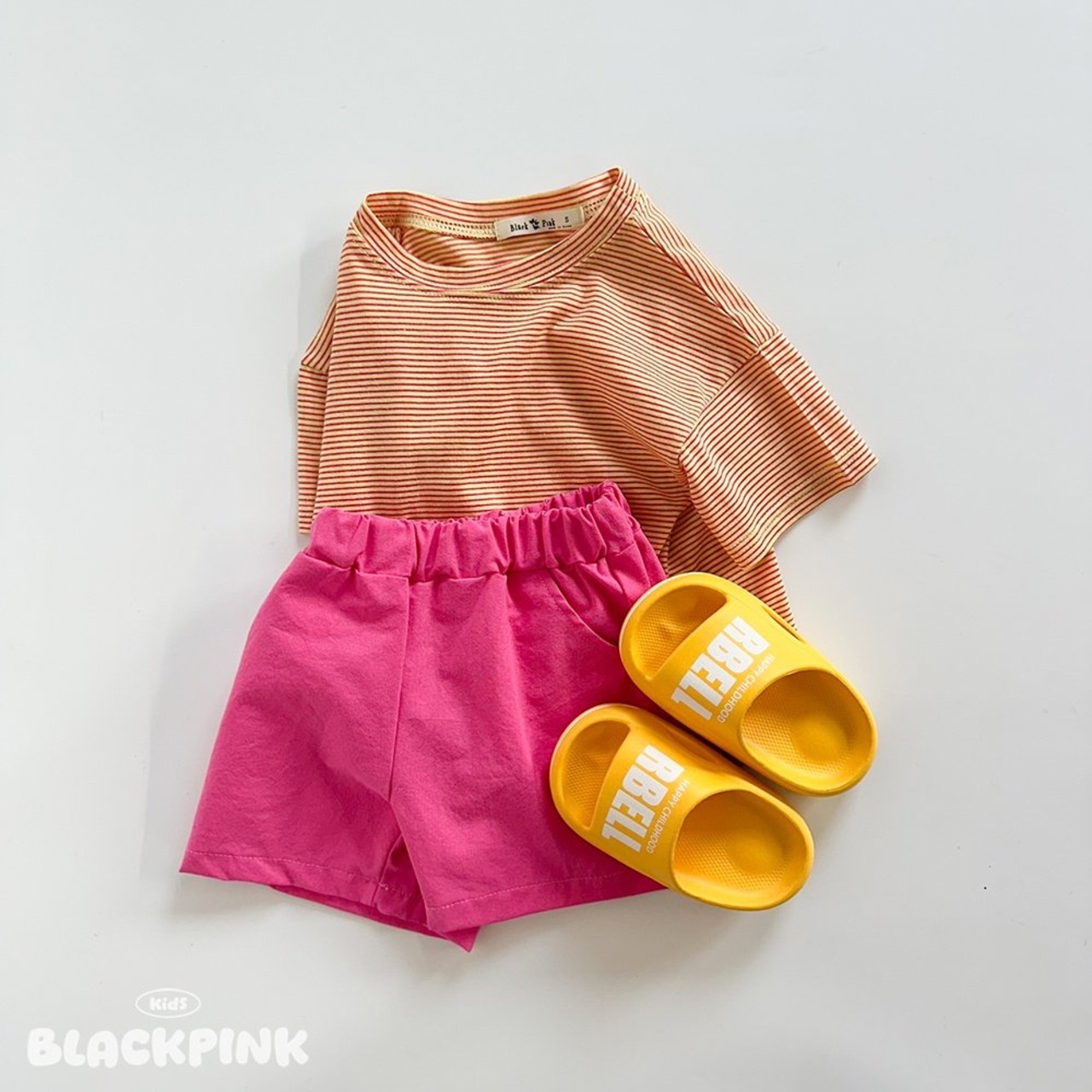 [BLACKPINK] Summer Style Short Sleeve T-shirt (2XL) / [블랙핑크] 썸머ST반팔티 (2XL)