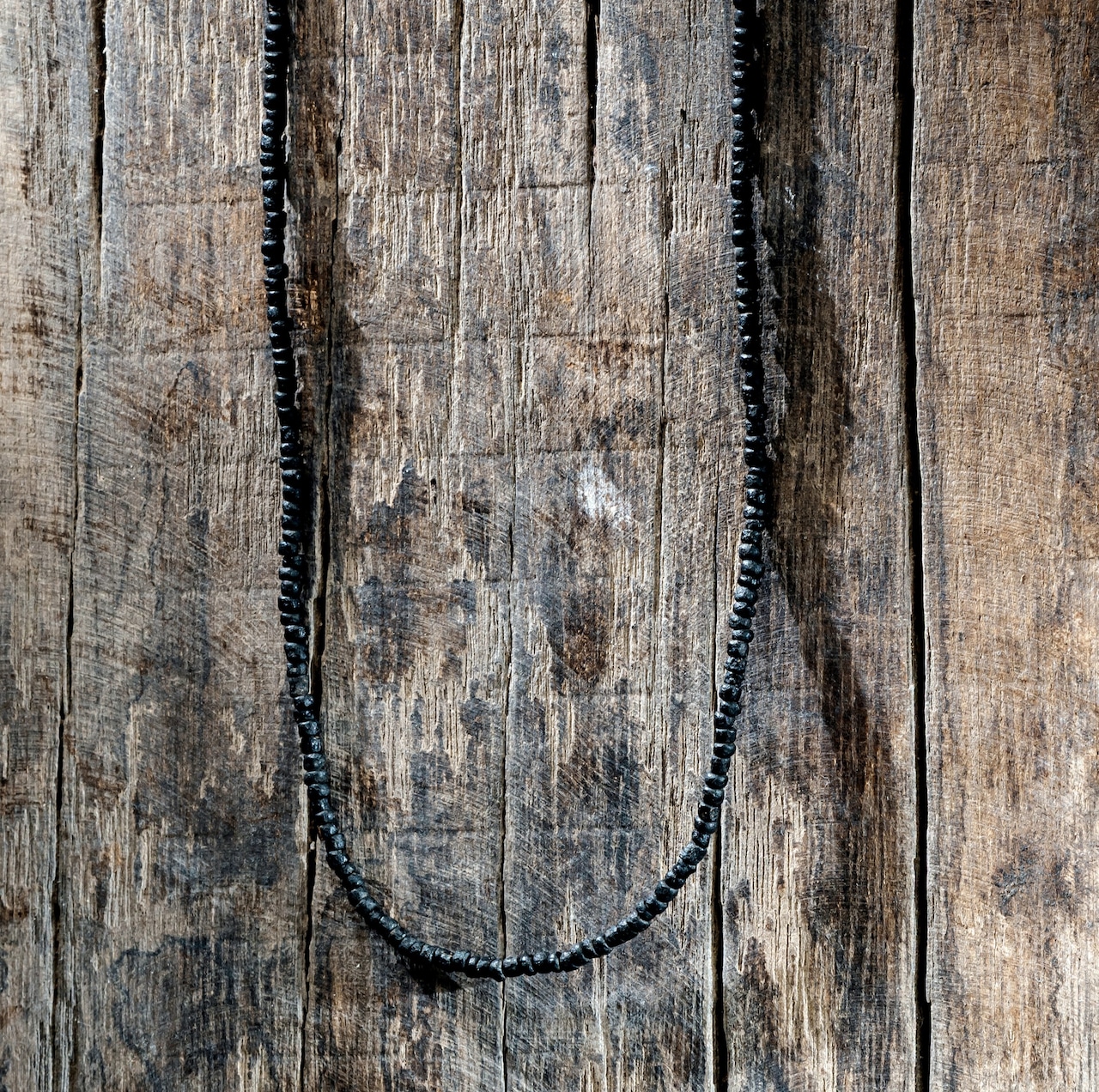 Mandi/マンディ Small A.Beads Necklace(50cm)(Black)