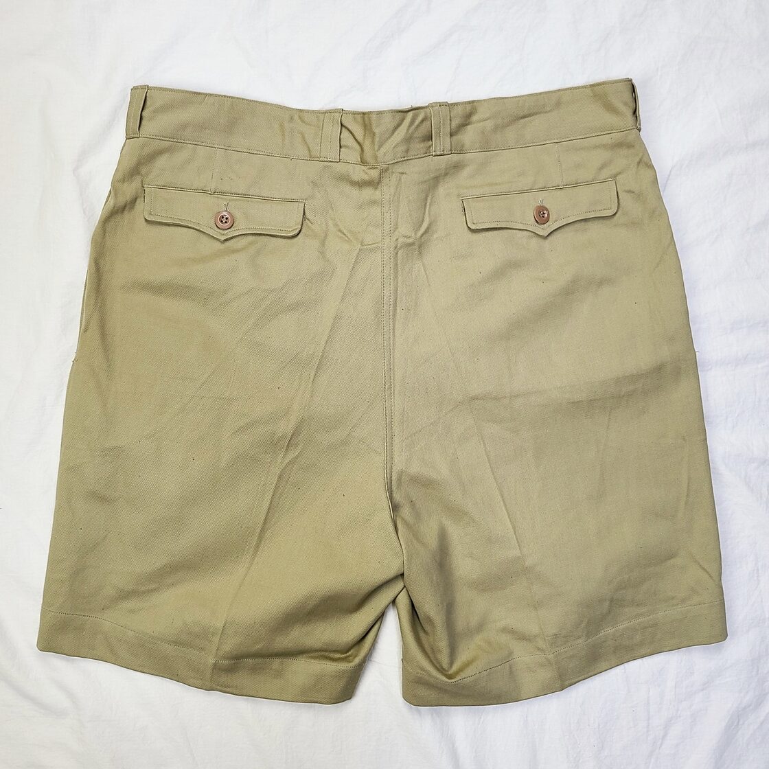 フランス軍 50s M-52 チノショーツ ヴィンテージ M52 ワンタック ①  